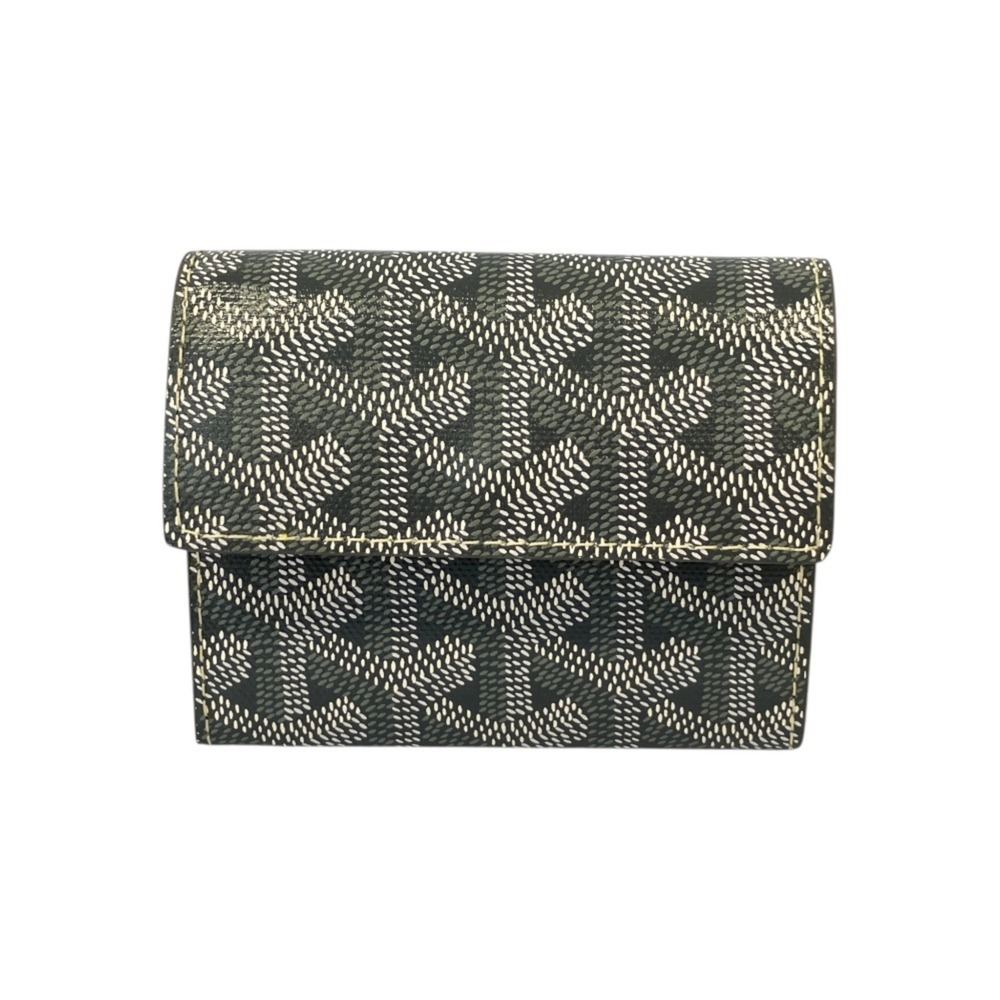 GOYARD Marigny Compact Wallet, Gray, Women's
